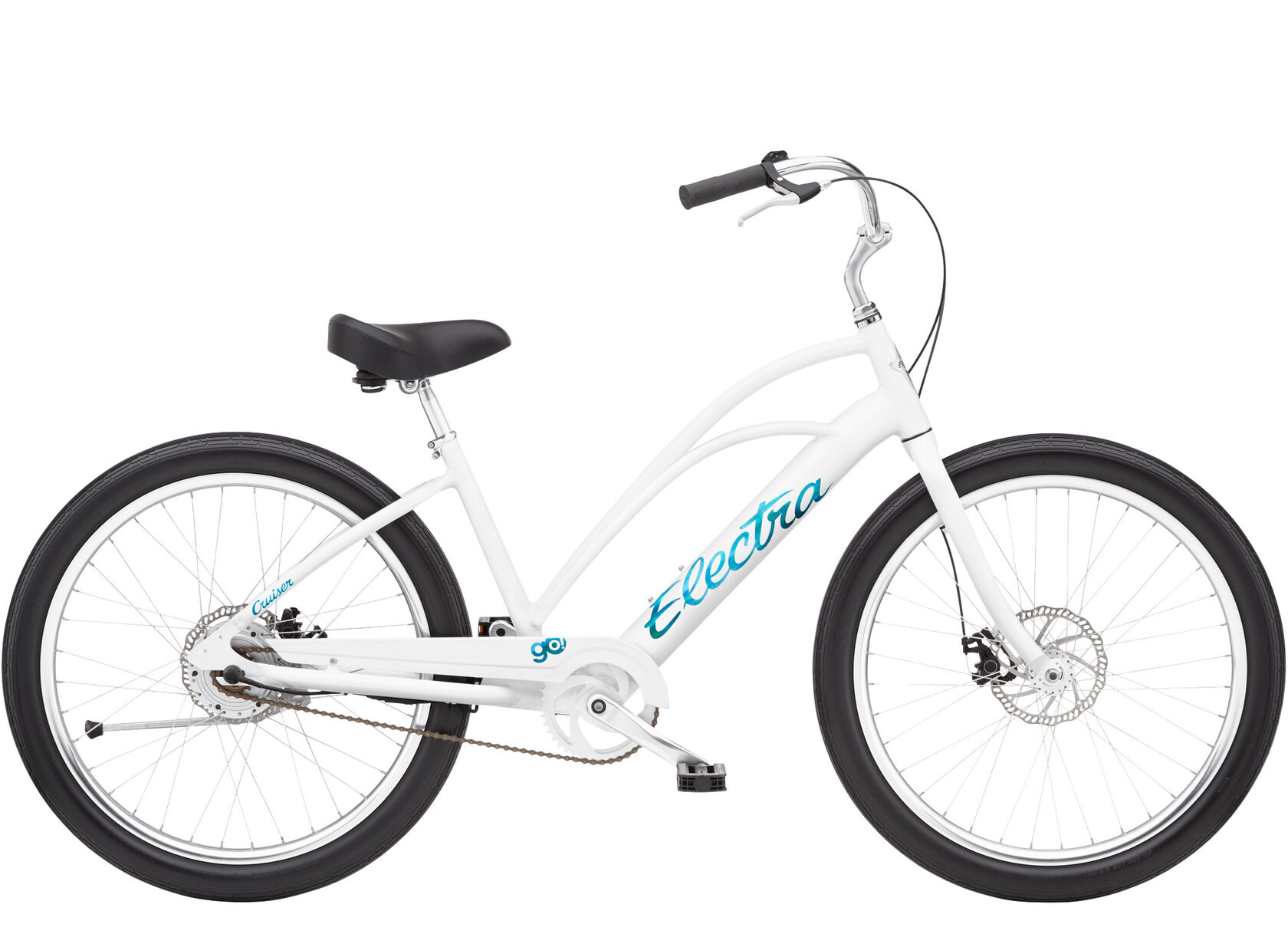 Electra Cruiser Go! Step Thru White