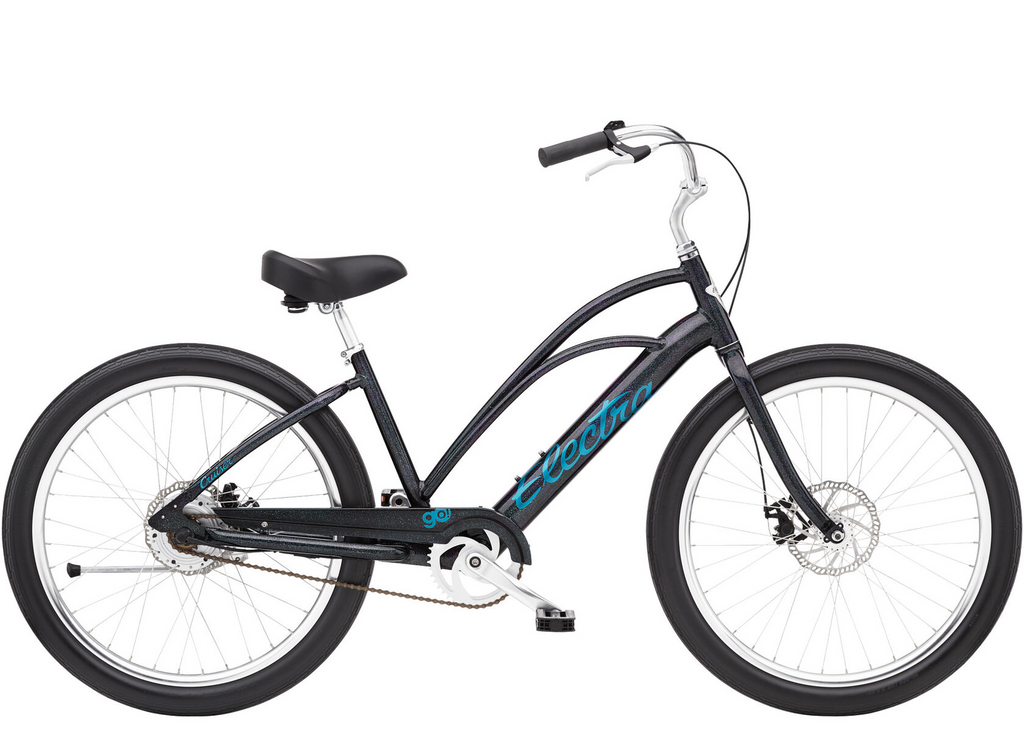 Electra Cruiser GO! Step Thru Galactic Black M size