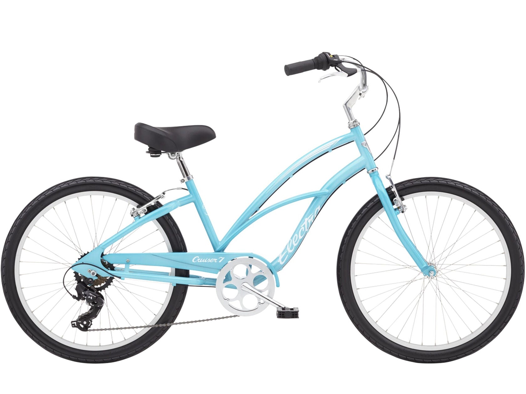Electra Cruiser 7D Step Thru Light Blue 24"